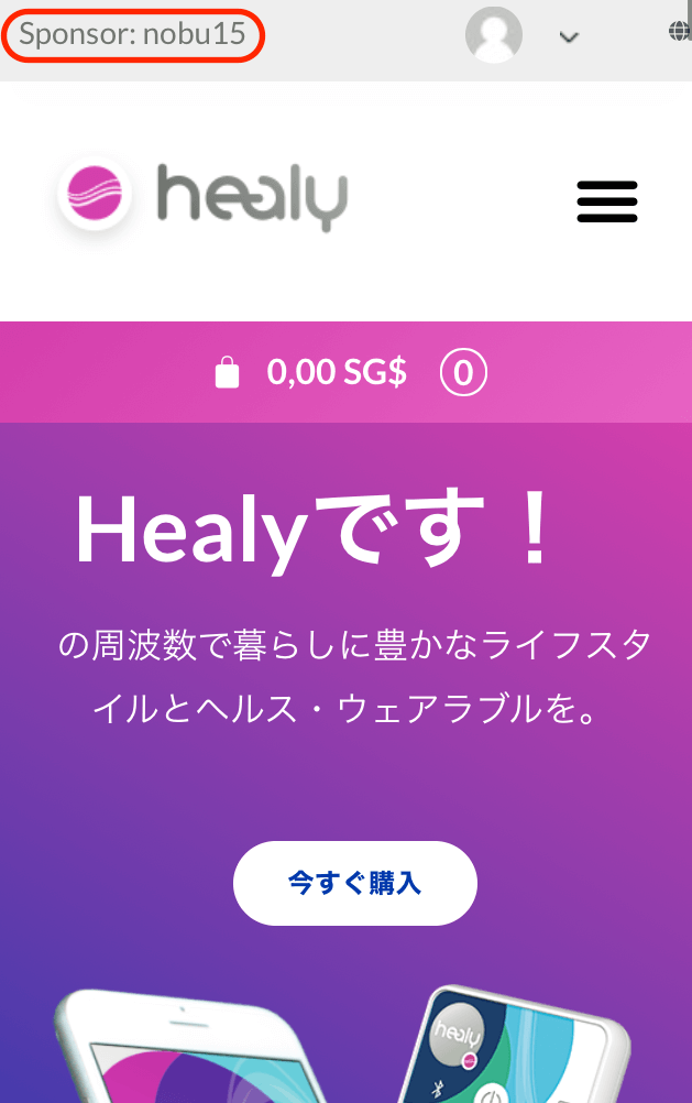 ヒーリーの購入手順・スマホ | Healy（ヒーリー）波動調整器おすすめサイト